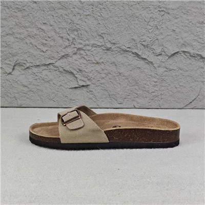 Женские кожаные шлепки в стиле Birkenstoc*k , экспорт  Цена на бирке 29,90€