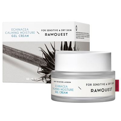 RAWQUEST ECHINACEA CALMING MOISTURE GEL CREAM Увлажняющий крем-гель с экстрактом эхинацеи 50мл