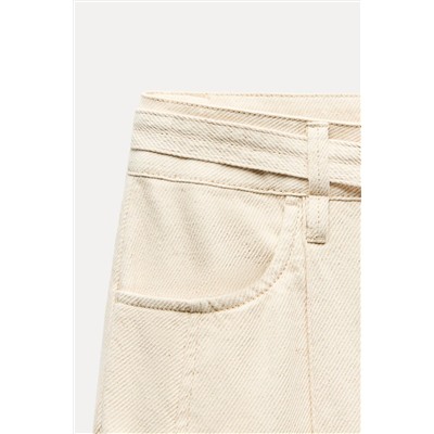 ZW COLLECTION STRAIGHT-LEG MID-RISE JEANS