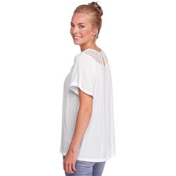 Damen Bluse in Crepp-Optik