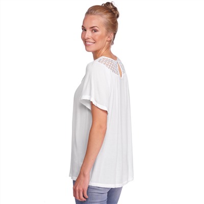Damen Bluse in Crepp-Optik