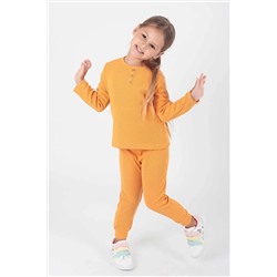 AHENGİM 2204 Kız Çocuk Düğmeli Takım 1-2-10001119