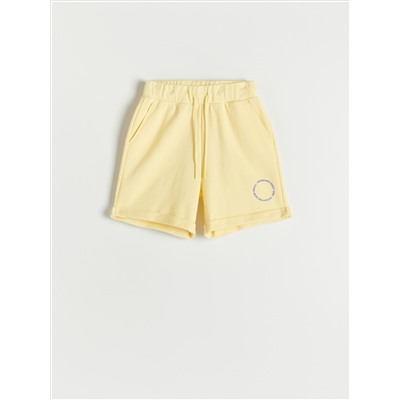 Shorts aus Sweatjersey