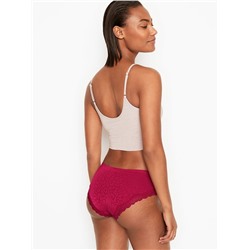 VICTORIA'S SECRET Seamless Lace Trim Hiphugger Panty