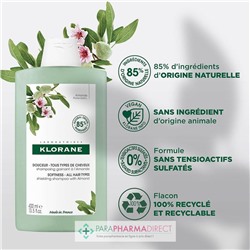 Klorane Amande - Douceur - Shampoing Gainant 400ml