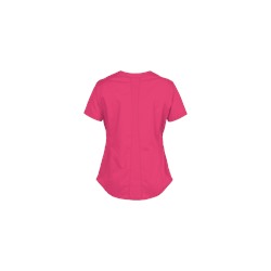 White Cross Scrubs Allure STRETCH Curved V-Neck Top