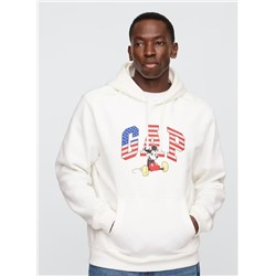 Disney × Mickey Mouse Relaxed Logo Hoodie