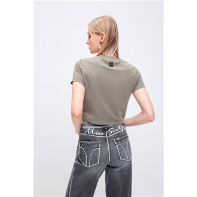 Camiseta Caqui