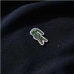 Мужской вязаный пуловер с V-образным вырезом и с небольшой вышивкой логотипа бренда LACOST*E ОРИГИНАЛ!