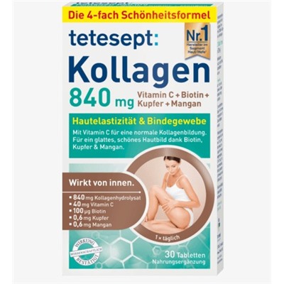 Kollagen Tabletten (30 Stück), 27,6 g