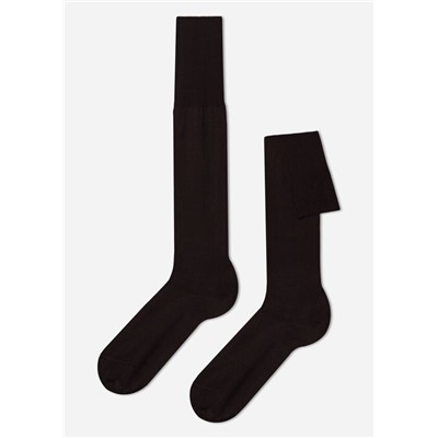Lange Herrensocken mit Fil d‘Ecosse