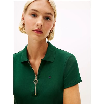 Zip Polo Dress