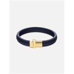 TOMMY HILFIGER NAVY BRAIDED BRACELET