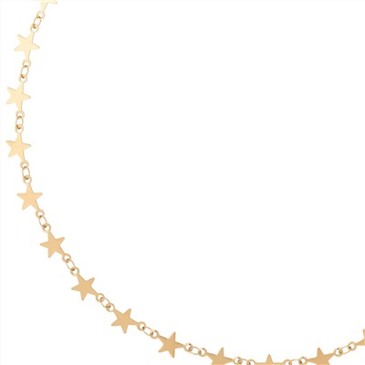Damen Kette mit Sternchen-Anhängern