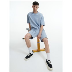 Baumwollshorts Aus Sweatstoff