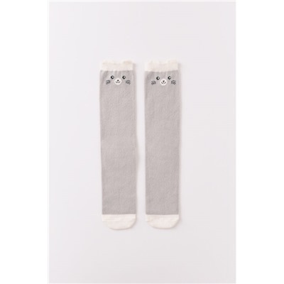 Calcetines largos print conejo 3D