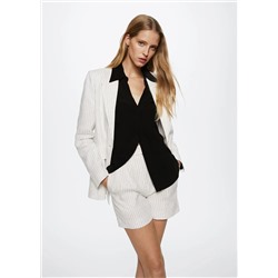Americana traje 100% lino  -  Mujer | MANGO OUTLET Melilla