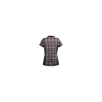 UA Plaid Sugar Berry Print Scrub Top