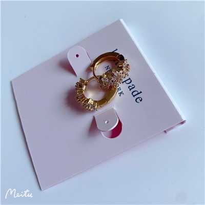 Изысканные и компактные серёжки   Kate Spad*e