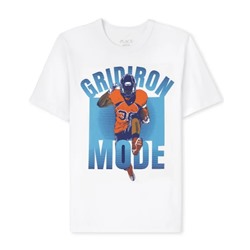 Boys Football Graphic Tee - White
