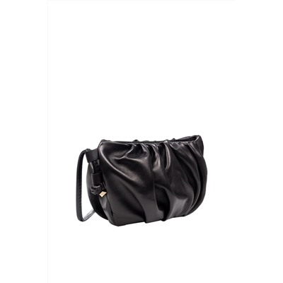 Bandolera de piel ovina - Negro
