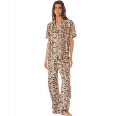 Kameli Short-Sleeve Top & Pants Set