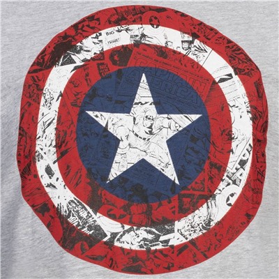 Captain America MARVEL Comic Shield Herren T-Shirt FBMTS088SPO