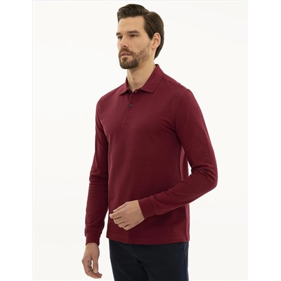 Bordo Slim Fit Basic Sweatshirt