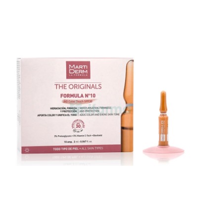 MARTIDERM THE ORIGINALS FORMULA N10 HD COLOR TOUCH SPF30 10 ФЛАКОНОВ