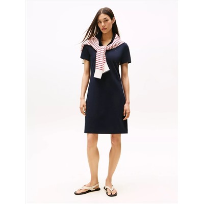Stretch-Cotton Regular Fit Polo Dress
