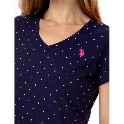DOT V-NECK T-SHIRT