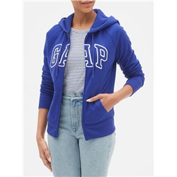 Gap Logo Zip Hoodie In Fleece