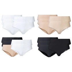 ESMARA® Lingerie ESMARA® Lasercut-Hipster Damen, 5 Stück, 2x mit eleganter Spitze, mit Elasthan