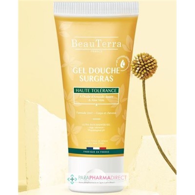 BeauTerra Gel Douche Surgras - Haute Tolérance 200 mL
