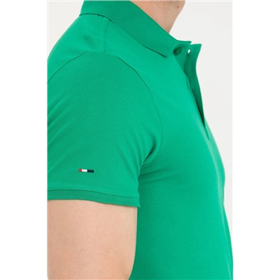 Erkek Yeşil Basic Polo Yaka Tişört