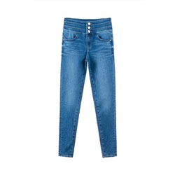 Vaquero skinny fit 7/8 Azul claro