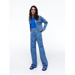 Jeans mit weitem Bein