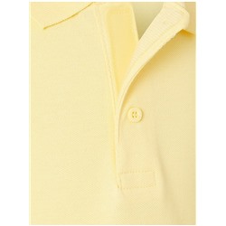 Yellow Easy On Short Sleeve School Polo Shirts 2 Pack
