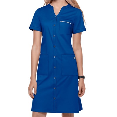 UA Butter-Soft STRETCH Button Up Shirt Scrub Dress