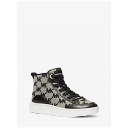 Shea Logo Jacquard High-Top Sneaker