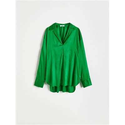Bluse mit hohem Modalanteil