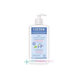 Cattier Bébé Gel Lavant Doux Hypoallergénique Cheveux & Corps BIO 500ml