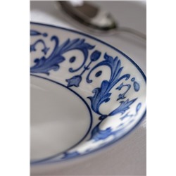 Reve Bleu Nuit Yemek Tabağı - 20 cm - Mavi/Beyaz