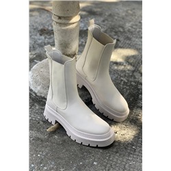 Bambi Bej Kadın Bot & Bootie K02996030609