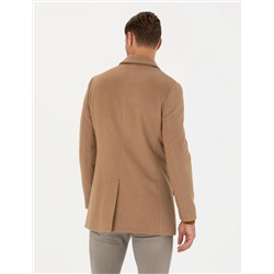 Camel Ex. Slim Fit Kaşe Kaban