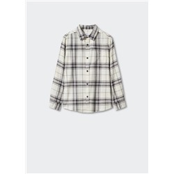 Camisa algodón cuadros -  Niño | MANGO OUTLET España