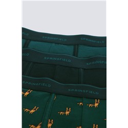 Pack 3 boxers perros y rayas