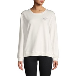 Karl Lagerfeld Paris Newspaper Graphic Logo Sweatshirt
