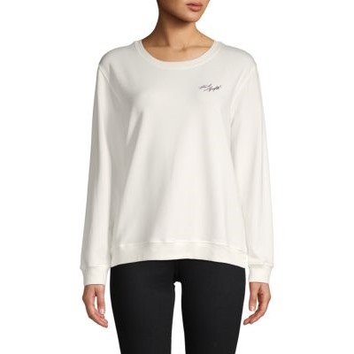 Karl Lagerfeld Paris Newspaper Graphic Logo Sweatshirt