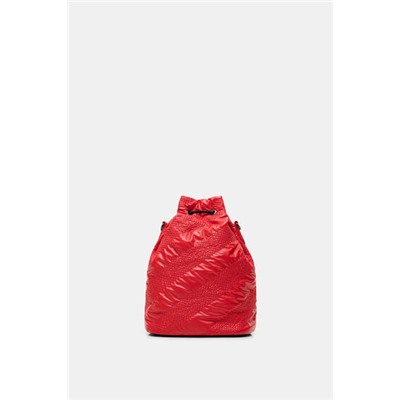 Bolso saco acolchado fruncido